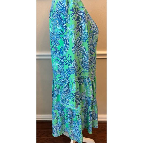 Lilly Pulitzer Gabriel Tunic Dress -Cabana Green Keeping It Reel Size 0/XS - Picture 5 of 12